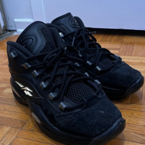Reebok Question Mid “Black Gold” - Picture 1 of 5